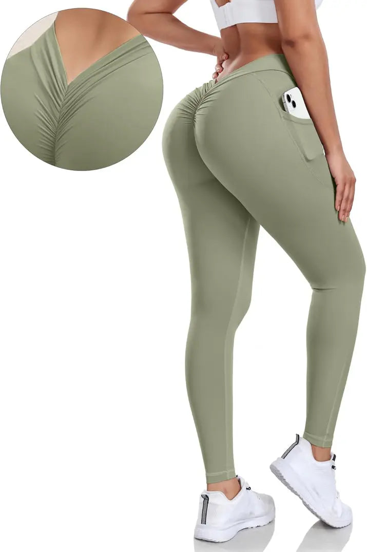Avaibl™ V-Back Butt Lift Leggings with Pockets
