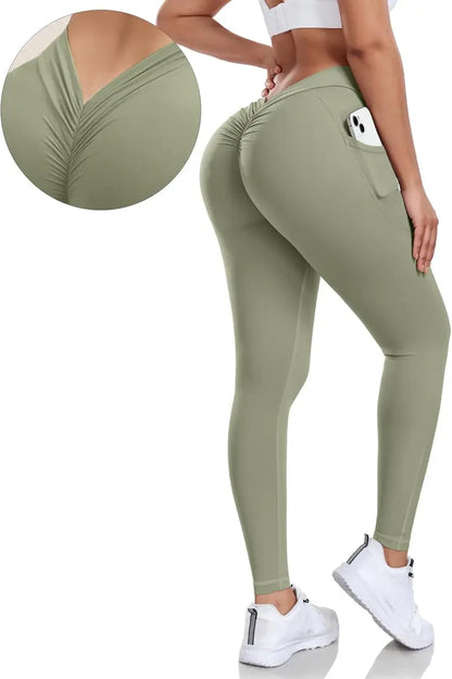 Avaibl™ V-Back Butt Lift Leggings with Pockets
