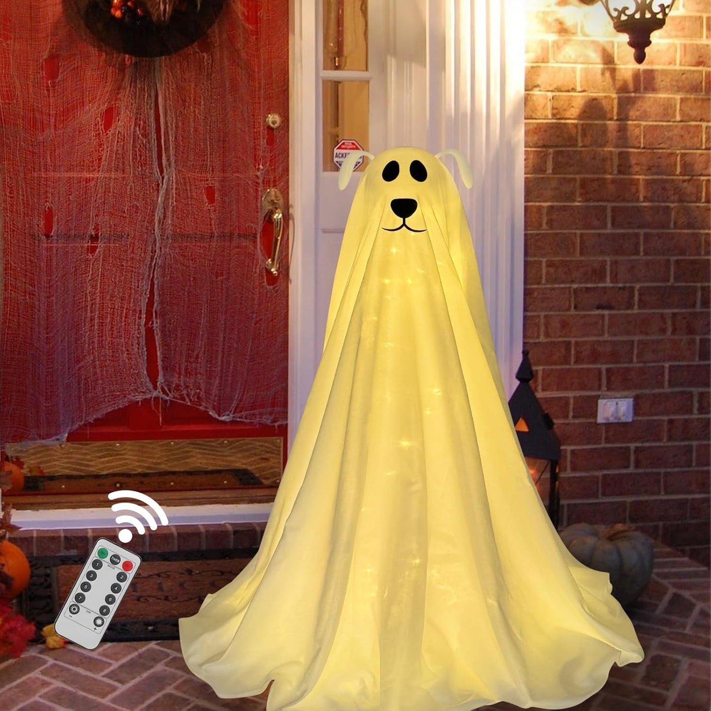 BooBuddy Light-Up Ghost Dog Decor™