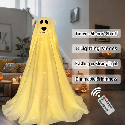 BooBuddy Light-Up Ghost Dog Decor™